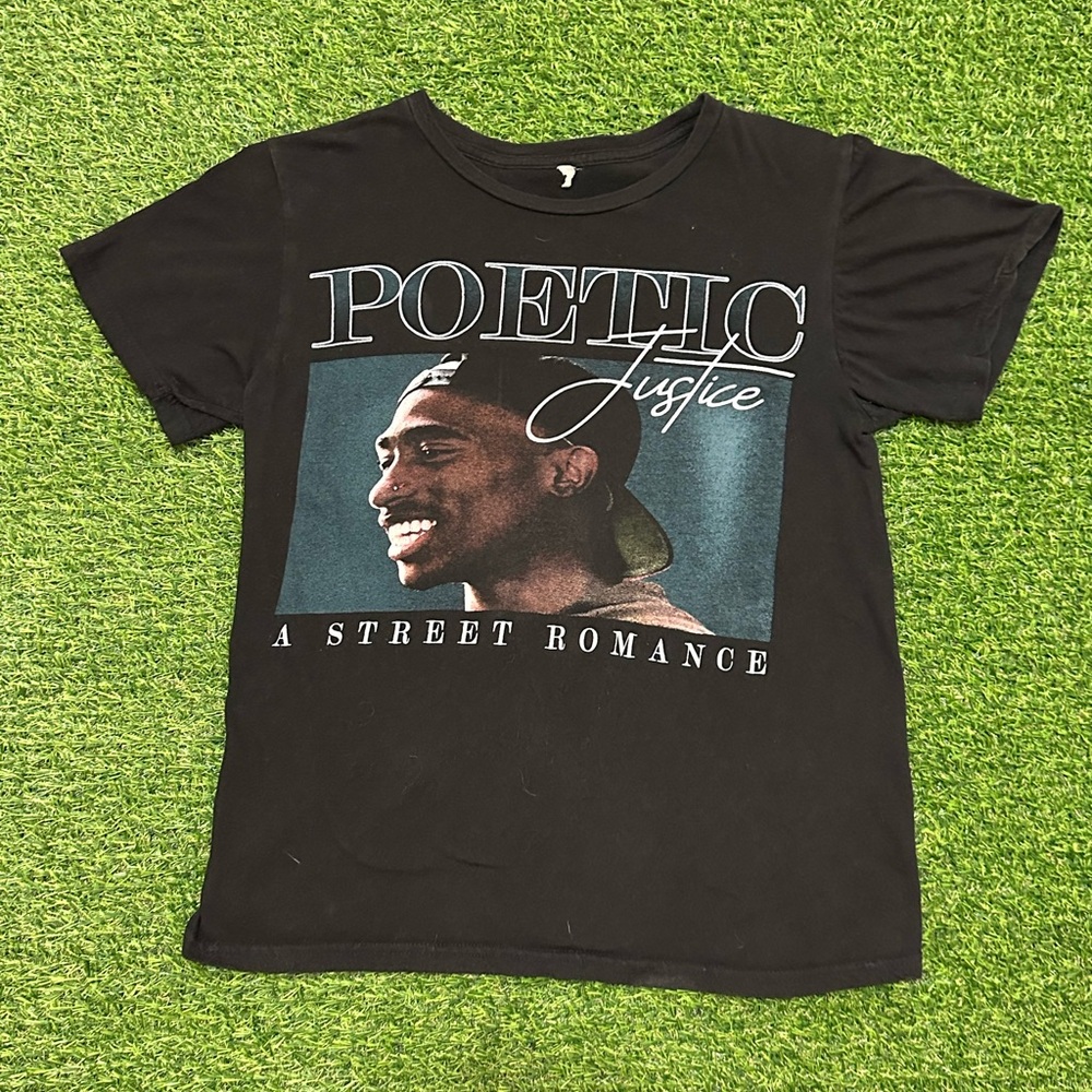 Vintage Poetic Justice Tupac – A Street Romance Tee Black Size S